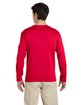 Gildan Adult Softstyle Long-Sleeve T-Shirt CHERRY RED ModelBack
