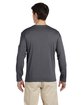 Gildan Adult Softstyle Long-Sleeve T-Shirt CHARCOAL ModelBack