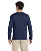 Gildan Adult Softstyle Long-Sleeve T-Shirt NAVY ModelBack