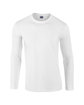 Gildan Adult Softstyle Long-Sleeve T-Shirt WHITE OFFront