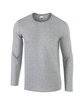 Gildan Adult Softstyle Long-Sleeve T-Shirt RS SPORT GREY OFFront