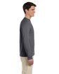 Gildan Adult Softstyle Long-Sleeve T-Shirt CHARCOAL ModelSide