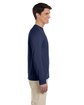 Gildan Adult Softstyle Long-Sleeve T-Shirt NAVY ModelSide