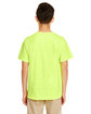 Gildan Youth Softstyle® T-Shirt SAFETY GREEN ModelBack