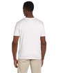 Gildan Adult Softstyle V-Neck T-Shirt WHITE ModelBack