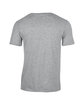 Gildan Adult Softstyle V-Neck T-Shirt RS SPORT GREY OFBack