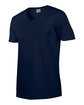 Gildan Adult Softstyle V-Neck T-Shirt NAVY OFQrt