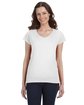 Gildan Ladies' SoftStyle Fitted V-Neck T-Shirt  