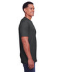Gildan Men's Softstyle CVC T-Shirt PITCH BLACK MIST ModelSide