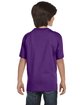 Gildan Youth 50/50 T-Shirt PURPLE ModelBack