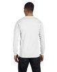 Gildan Adult 50/50 Long-Sleeve T-Shirt WHITE ModelBack