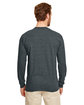 Gildan Adult 50/50 Long-Sleeve T-Shirt DARK HEATHER ModelBack
