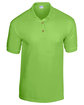 Gildan Adult 50/50 Jersey Polo LIME OFFront