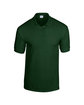 Gildan Adult 50/50 Jersey Polo FOREST GREEN OFFront