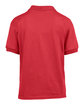 Gildan Youth 6 oz., 50/50 Jersey Polo RED OFBack