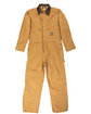 Berne Men's Heritage Duck Insulated Coverall BROWN FlatFront