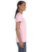Fruit of the Loom Ladies' HD Cotton T-Shirt CLASSIC PINK ModelSide