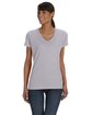 Fruit of the Loom Ladies' HD Cotton V-Neck T-Shirt  