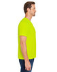 Harriton Charge Snag And Soil Protect Unisex T-Shirt SAFETY YELLOW ModelSide