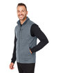 Marmot Men's Dropline Sweater Fleece Vest STEEL ONYX ModelQrt