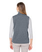 Marmot Ladies' Dropline Sweater Fleece Vest STEEL ONYX ModelBack
