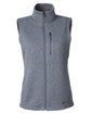 Marmot Ladies' Dropline Sweater Fleece Vest STEEL ONYX OFFront