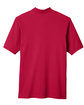 Harriton Men's 6 oz. Ringspun Cotton Piqué Short-Sleeve Polo RED FlatBack
