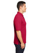 Harriton Men's 6 oz. Ringspun Cotton Piqué Short-Sleeve Polo RED ModelSide