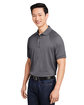 Harriton Men's Charge Snag and Soil Protect Polo DARK CHARCOAL ModelQrt