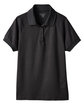 Harriton Ladies' Charge Snag and Soil Protect Polo BLACK FlatFront