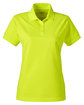 Harriton Ladies' Charge Snag and Soil Protect Polo SAFETY YELLOW OFFront
