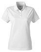 Harriton Ladies' Charge Snag and Soil Protect Polo WHITE OFFront