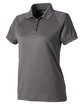 Harriton Ladies' Charge Snag and Soil Protect Polo DARK CHARCOAL OFQrt