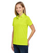 Harriton Ladies' Charge Snag and Soil Protect Polo SAFETY YELLOW ModelQrt