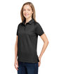 Harriton Ladies' Charge Snag and Soil Protect Polo BLACK ModelQrt