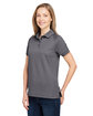 Harriton Ladies' Charge Snag and Soil Protect Polo DARK CHARCOAL ModelQrt