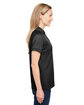 Harriton Ladies' Charge Snag and Soil Protect Polo BLACK ModelSide