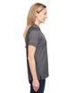 Harriton Ladies' Charge Snag and Soil Protect Polo DARK CHARCOAL ModelSide