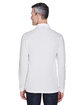 Harriton Men's 5.6 oz. Easy Blend™ Long-Sleeve Polo WHITE ModelBack