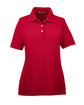 Harriton Ladies' 5.6 oz. Easy Blend™ Polo RED OFFront