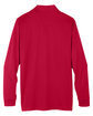 Harriton Men's Advantage Snag Protection Plus IL Long Sleeve Polo RED FlatBack
