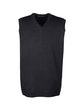 Harriton Men's Pilbloc™ V-Neck Sweater Vest BLACK OFFront