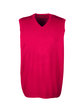 Harriton Men's Pilbloc™ V-Neck Sweater Vest RED OFFront