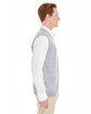 Harriton Men's Pilbloc™ V-Neck Sweater Vest GREY HEATHER ModelSide