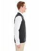 Harriton Men's Pilbloc™ V-Neck Sweater Vest BLACK ModelSide