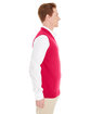 Harriton Men's Pilbloc™ V-Neck Sweater Vest RED ModelSide
