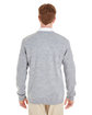 Harriton Men's Pilbloc™ V-Neck Sweater GREY HEATHER ModelBack