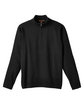 Harriton Unisex Pilbloc Quarter-Zip Sweater BLACK FlatFront