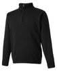 Harriton Unisex Pilbloc Quarter-Zip Sweater BLACK OFQrt