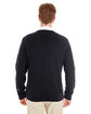 Harriton Men's Pilbloc™ V-Neck Button Cardigan Sweater BLACK ModelBack